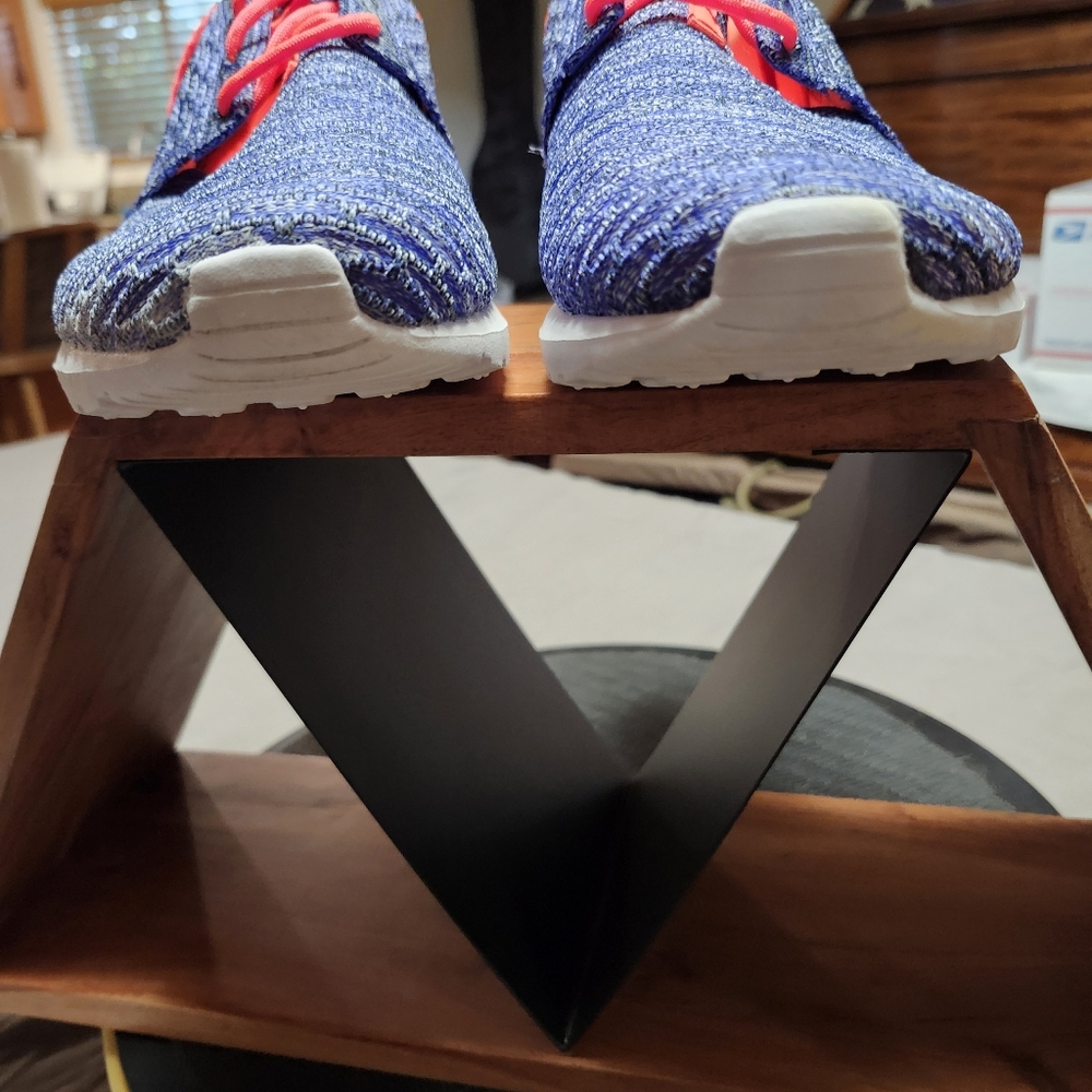 Nike Flyknit Rosherun Persian Violet / Hot Lava Mens Size 10.5 - Picture 13 of 15